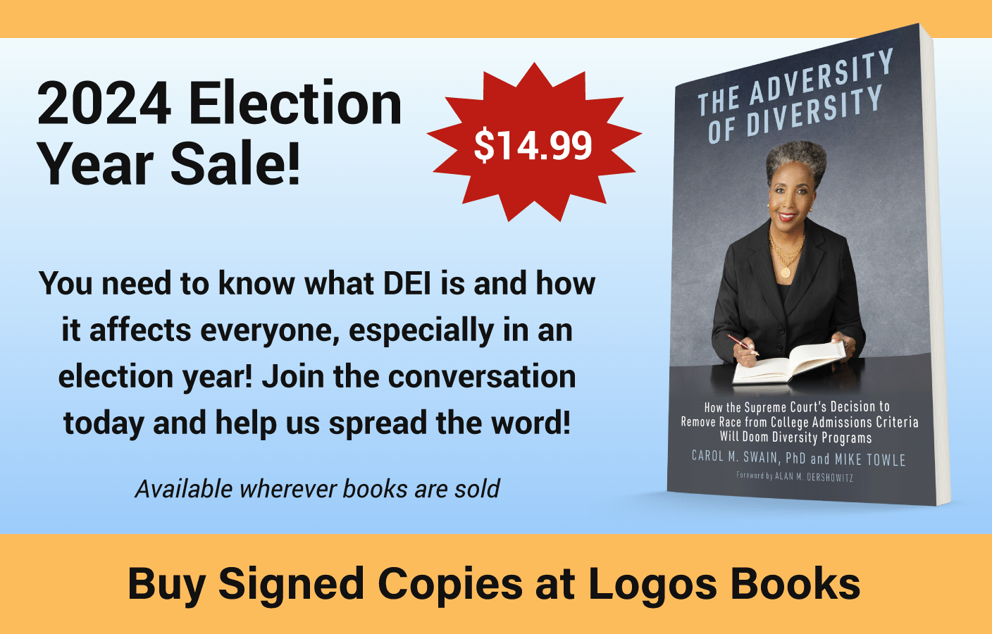 the adversity of diversity, buy signed copy on logos bookstore