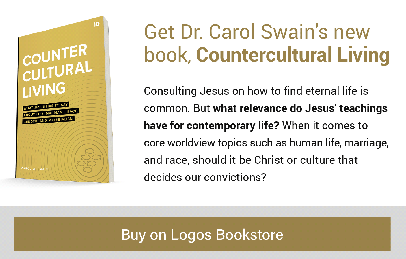 buy countercultural living book on Logos Bookstore